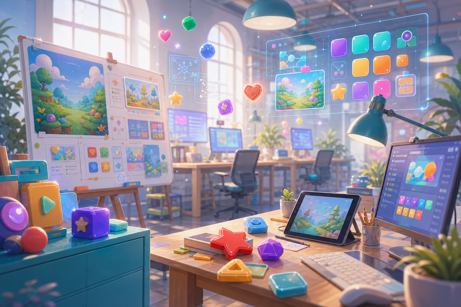 Small Tech LLC creative workspace
